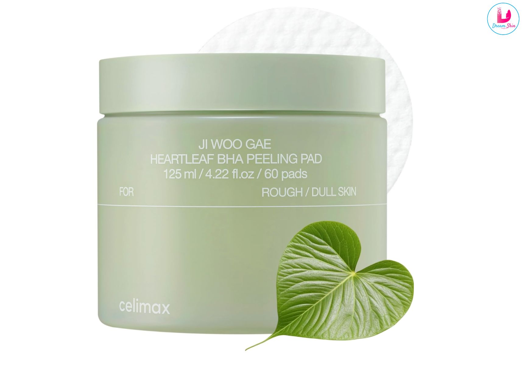 Celimax JIWOOGAE Heartleaf BHA Peeling Pad [60 pcs] 